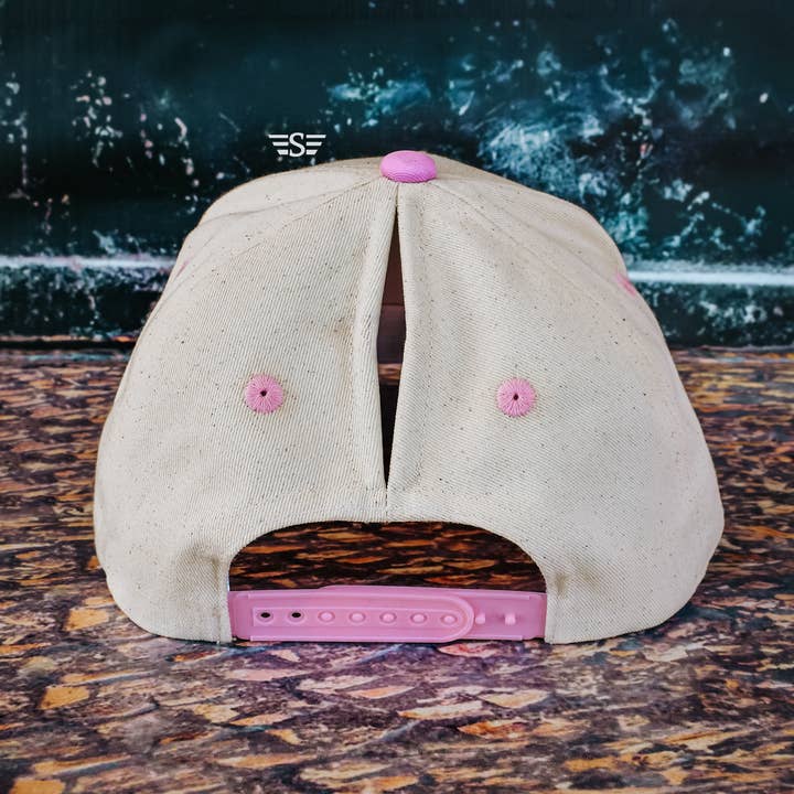 Flying S Company – Großhandel Basecap – Unisex – Leinwand Vorderseite Pink Duck Camo Bill Magna Pony™ Kappe1