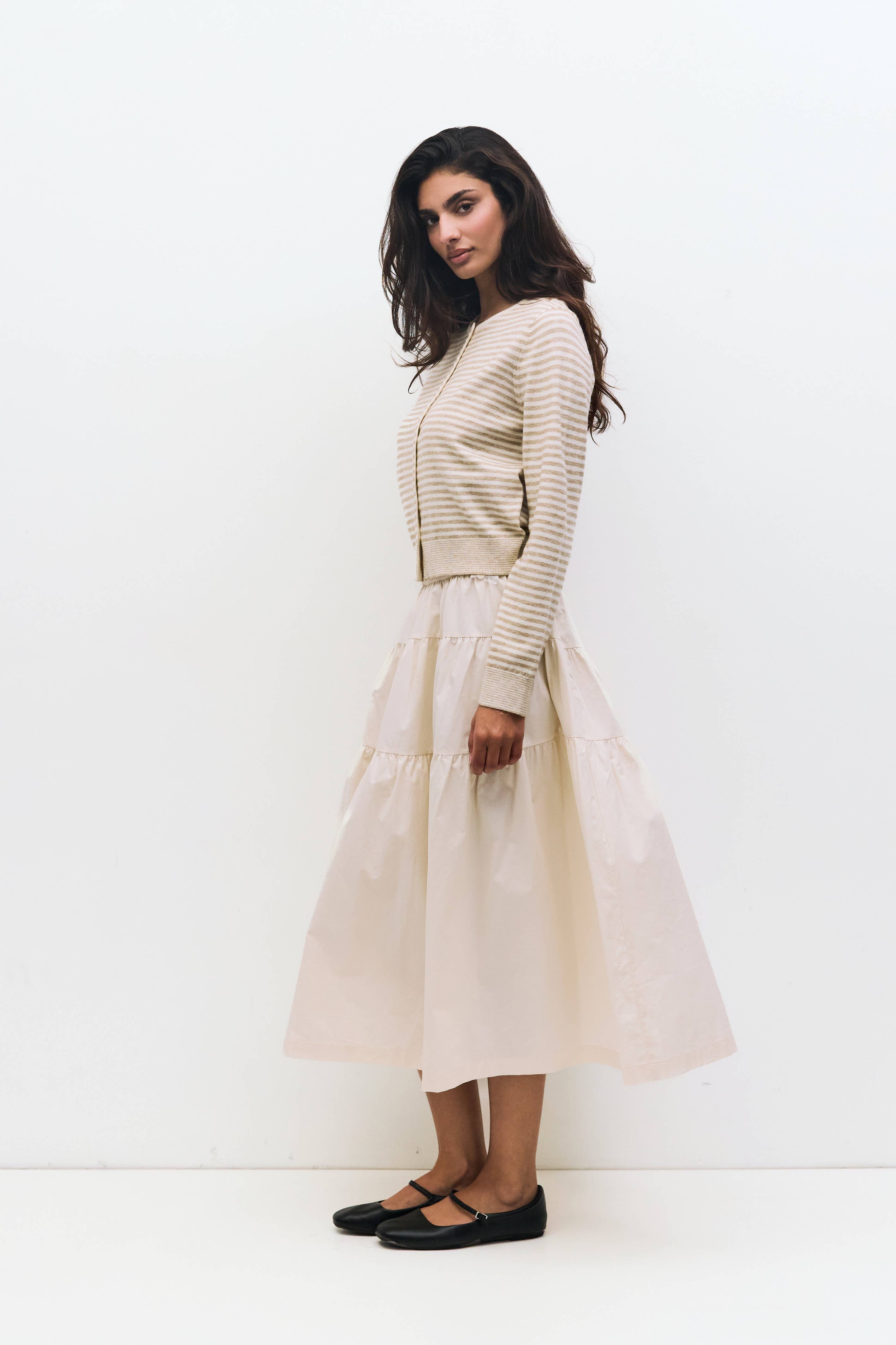 MOD REF - Wholesale Cardigan - Women's - The Montana Cardigan | Striped Button-Down Cardigan15