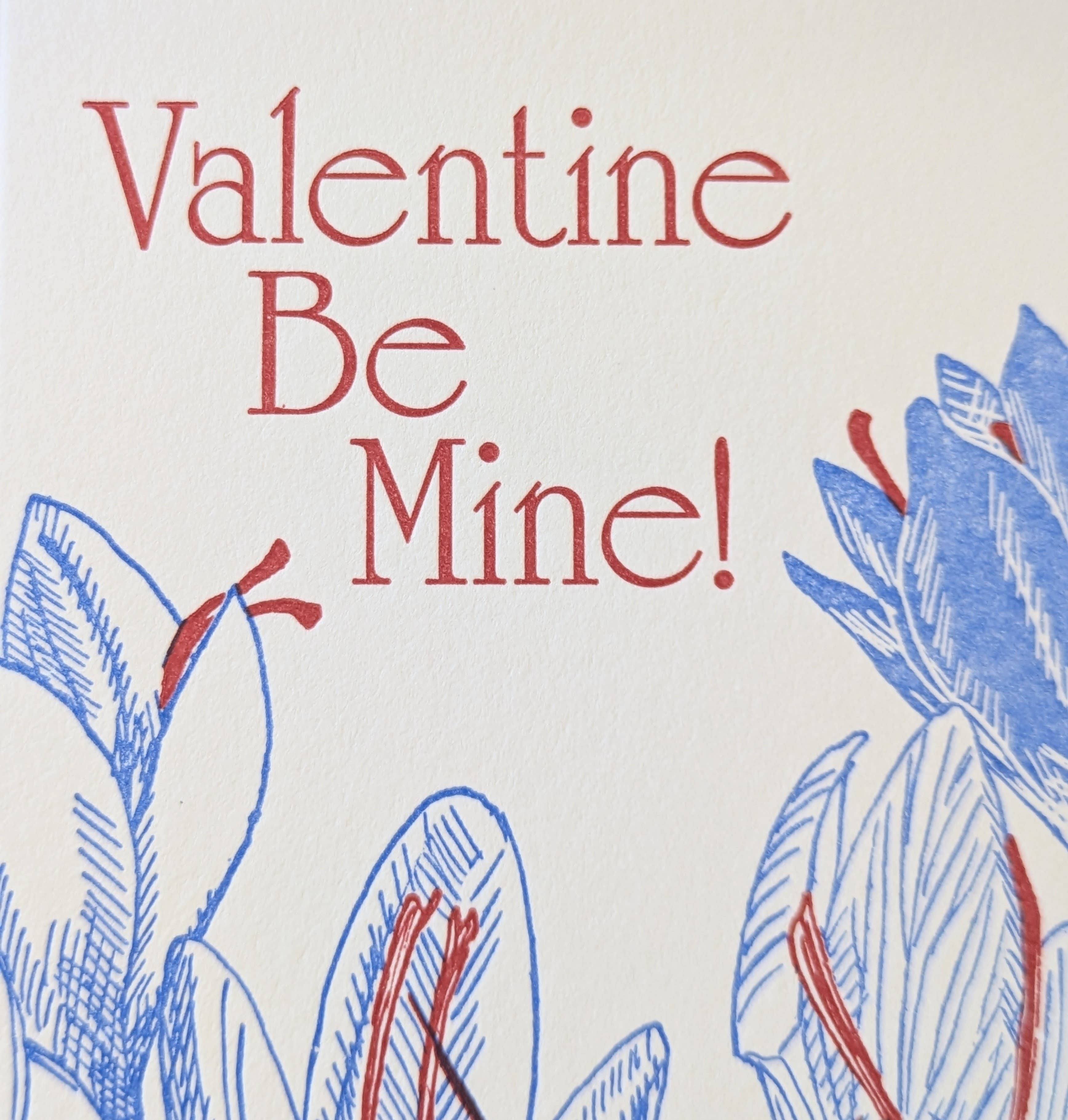 Painted Tongue Press - Wholesale Valentine's Day Card - Saffron Valentine Card2