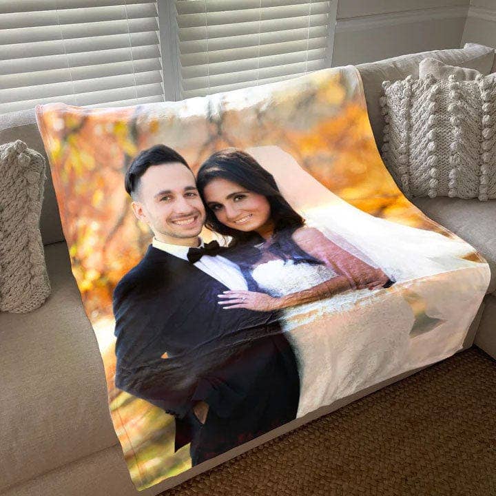 Monogramonline Inc. - Wholesale Throw Blanket - <h2>Build Your Own Design Custom Photo Collage Blanket | Blanket Personalized With Your Pictures</h2> <p><span style="color: #ff0000;"><strong>LIMITED TIME SALE 50"x60" Large Blanket</strong></span></p>10