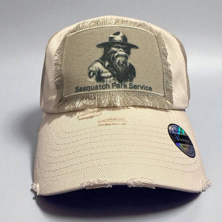 Sasquatch Ranger Bigfoot Camping Hat for wholesale by The Crafty Campers