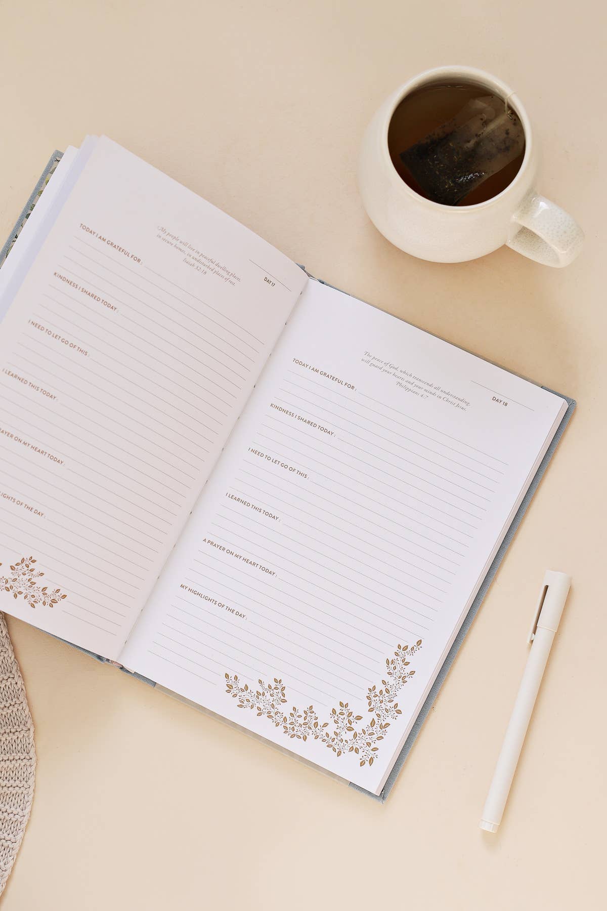 Paige Tate Christian Gifts – wholesale Journal och dagbok – Mer än tacksamhet: Guidad journalföring, bön och skrift4