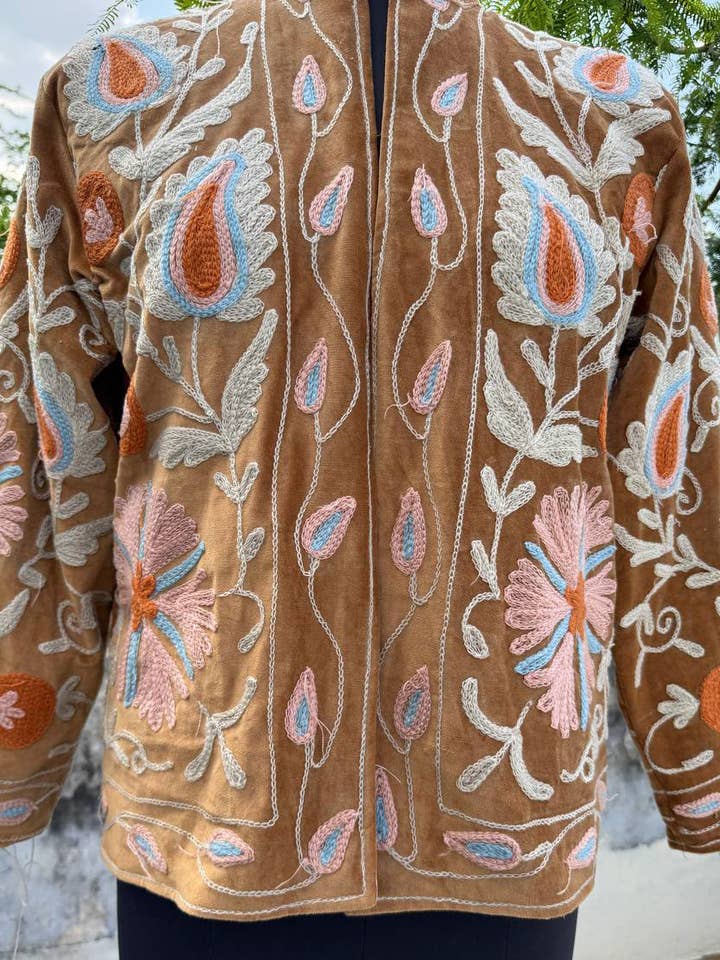bhavnas boutique - Wholesale Jacket - Women's - Embroidery Cotton Suzani Coat Bohemian Style Coat Jacket 2