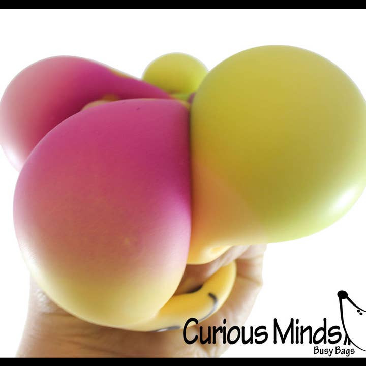 Curious Minds Toys - Wholesale Squishy Toy - Kids & Baby - 1 Mushroom Squishy Squeeze Stress Ball Soft Doh Filling - Li5
