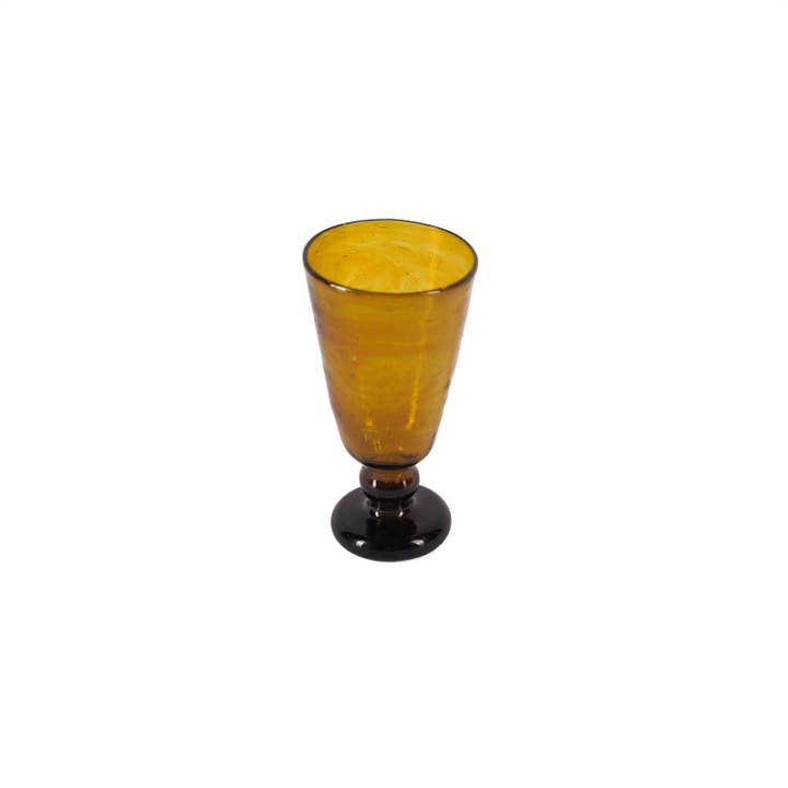 KILIIM - Wholesale Drinking Glass/Cup - TALL RECYCLED GLASS GOBLET
