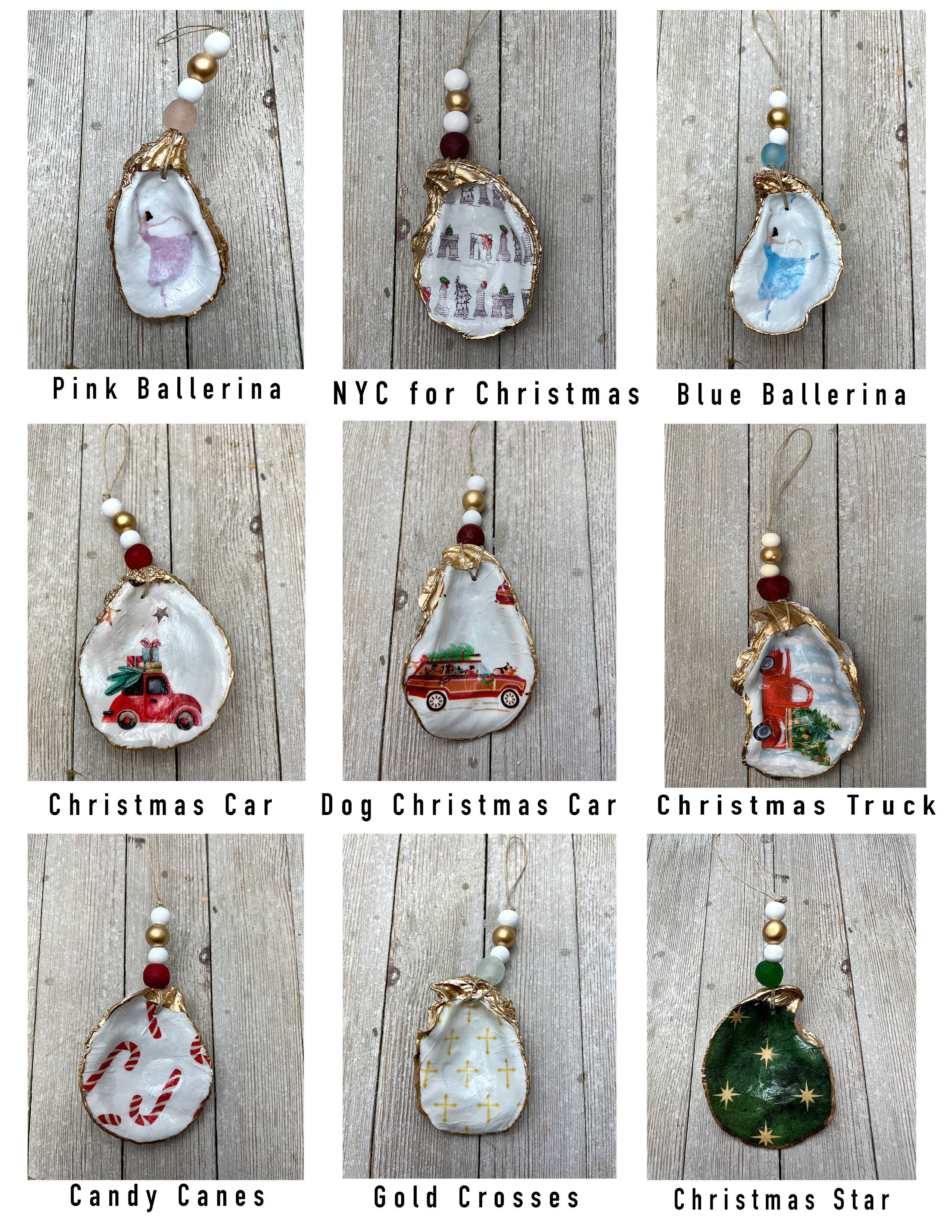 Ten Twenty Six Designs - Vendita all'ingrosso Decorazione - Ornamenti per ostriche - Disegni natalizi decoup4