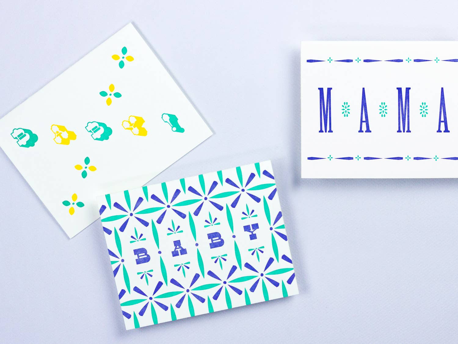 My Darlin' - Venta al por mayor Tarjetas del Día de la Madre - Tarjeta tipográfica Wood Type Mama para el Día de la Madre1