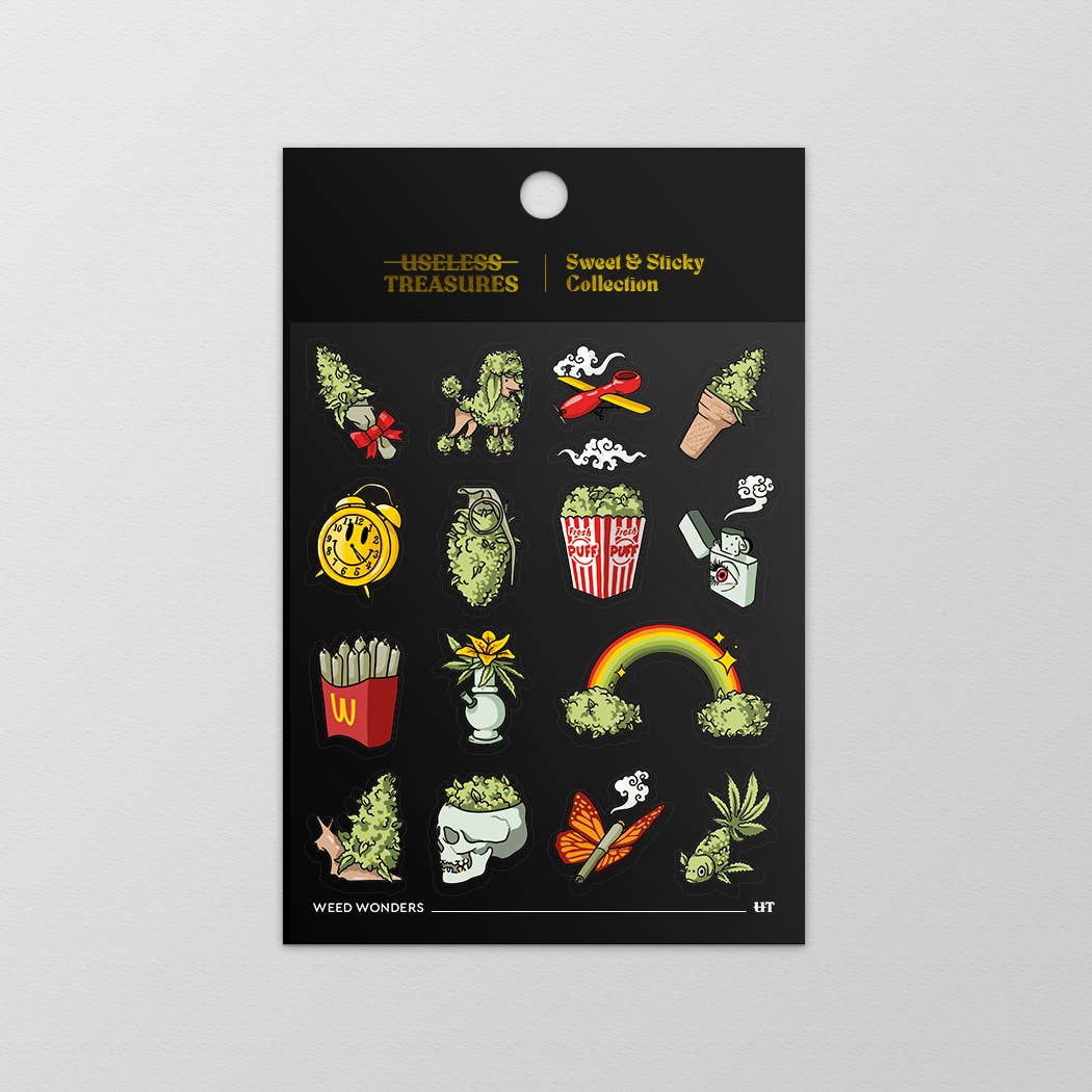 Useless Treasures - Wholesale Sticker - Weed Wonders | Stickers Sheet