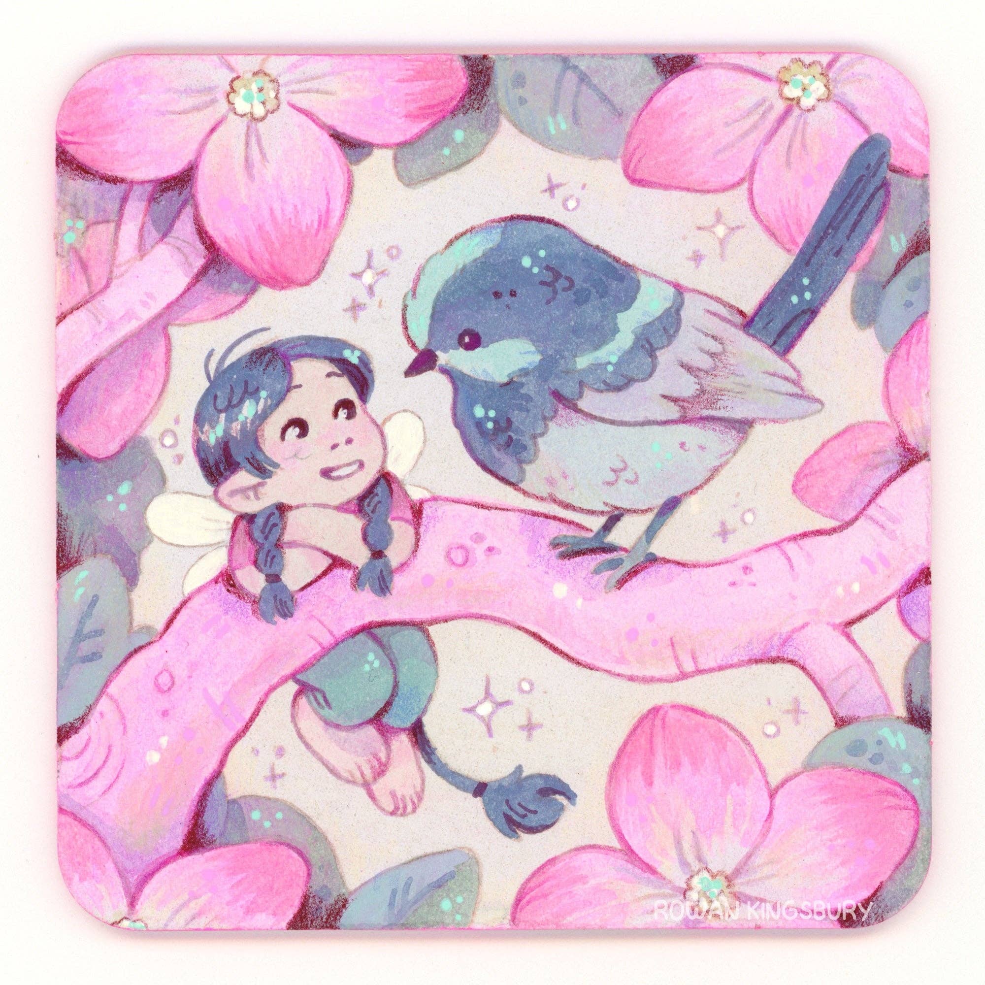 Rowan Kingsbury - Wholesale Art Print - Fairy Wren 5x5 Print1