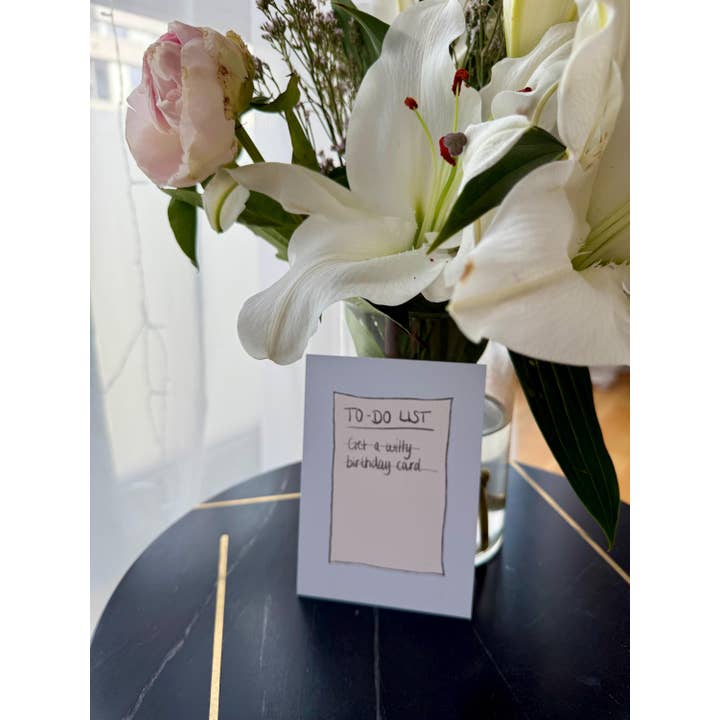 Chumi Studio - Wholesale Birthday Card - Witty Minimalist Birthday Greeting Card with Envelope3