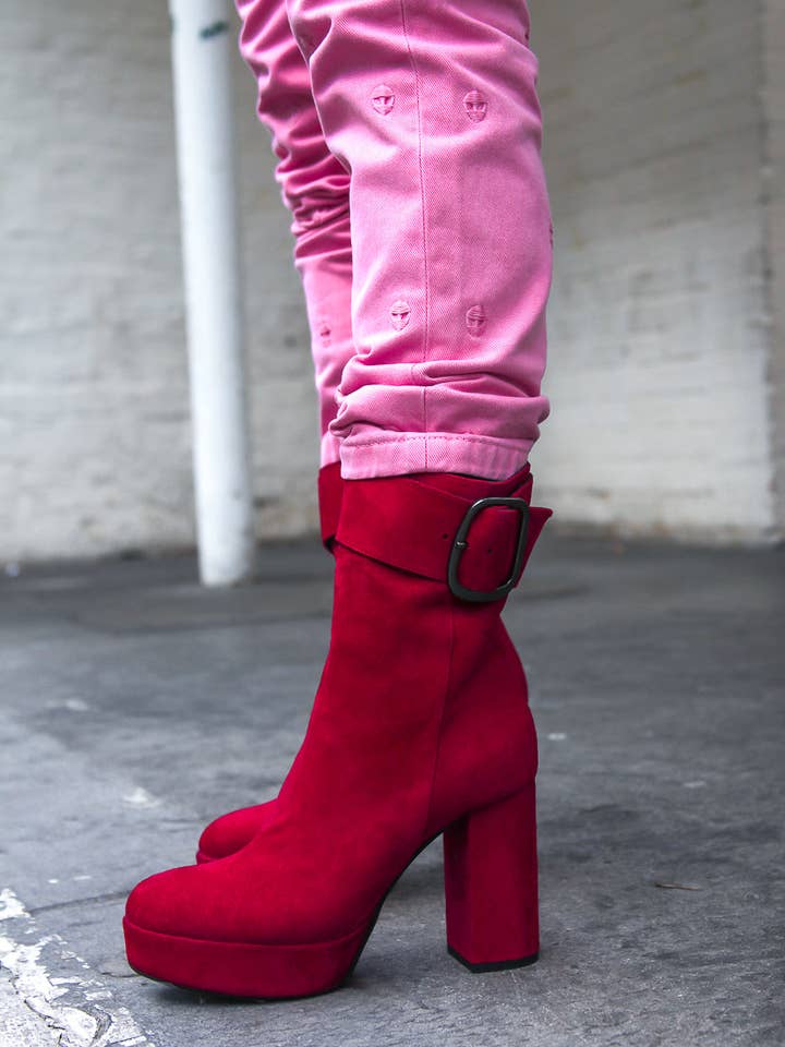 Bottes Pam Red pour la vente par s-120