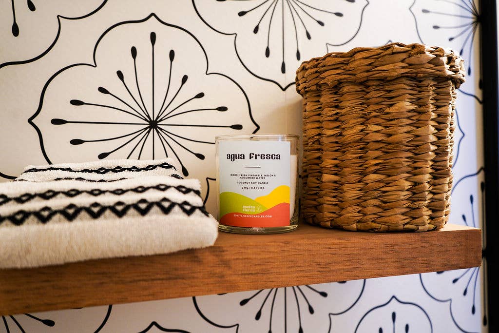 Bonita Fierce Candles - Vente Bougie en bocal - Bougie Agua Fresca | Bougie Ananas Melon & Eau de Concombre4