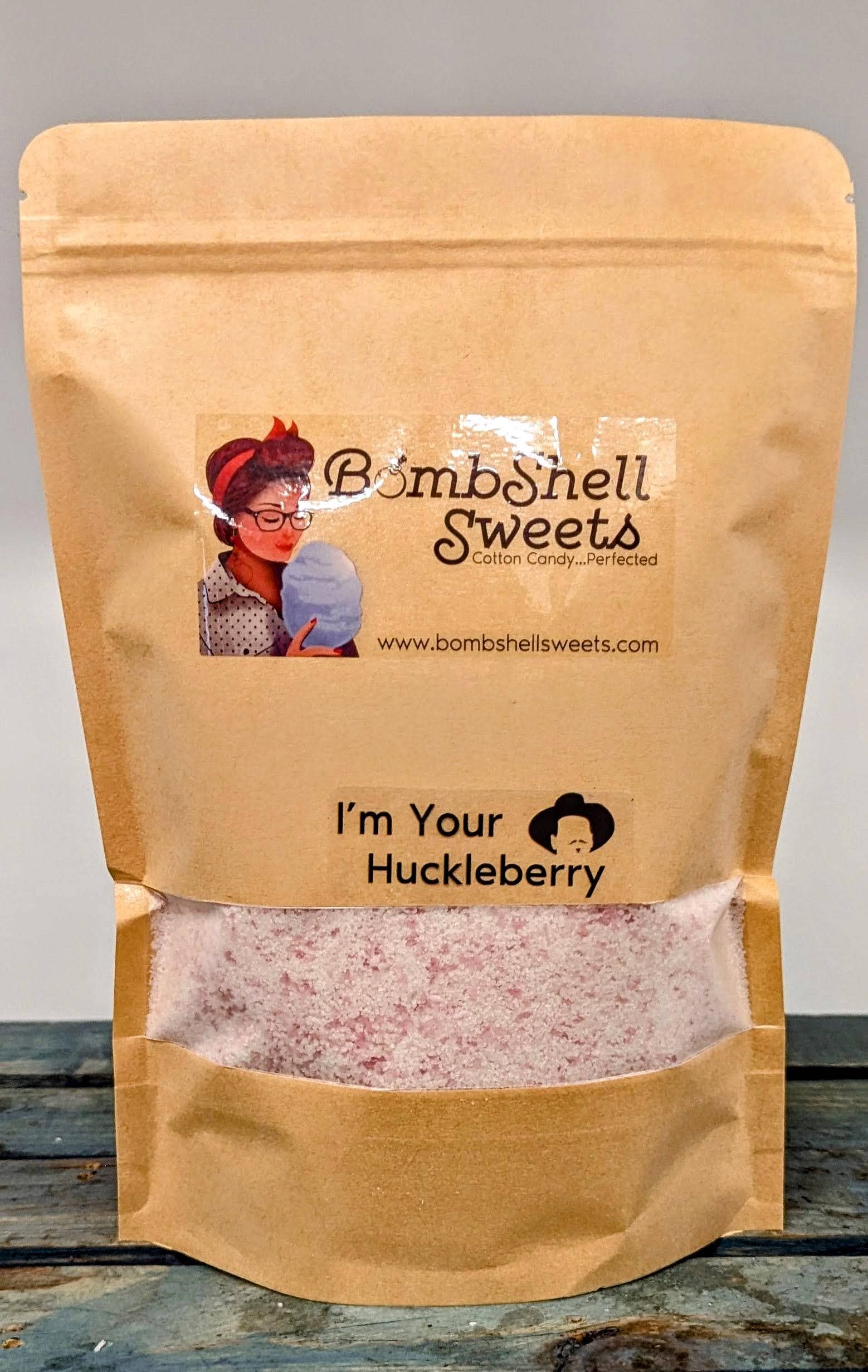 Bombshell Sweets - Wholesale Cotton Candy - I'm Your Huckleberry Cotton Candy Floss Sugar0