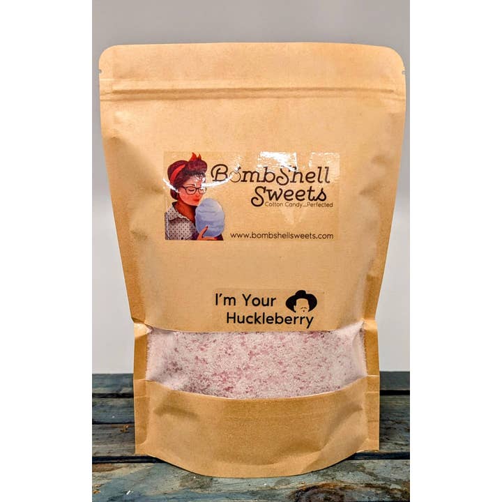 Bombshell Sweets - Wholesale Cotton Candy - I'm Your Huckleberry Cotton Candy Floss Sugar