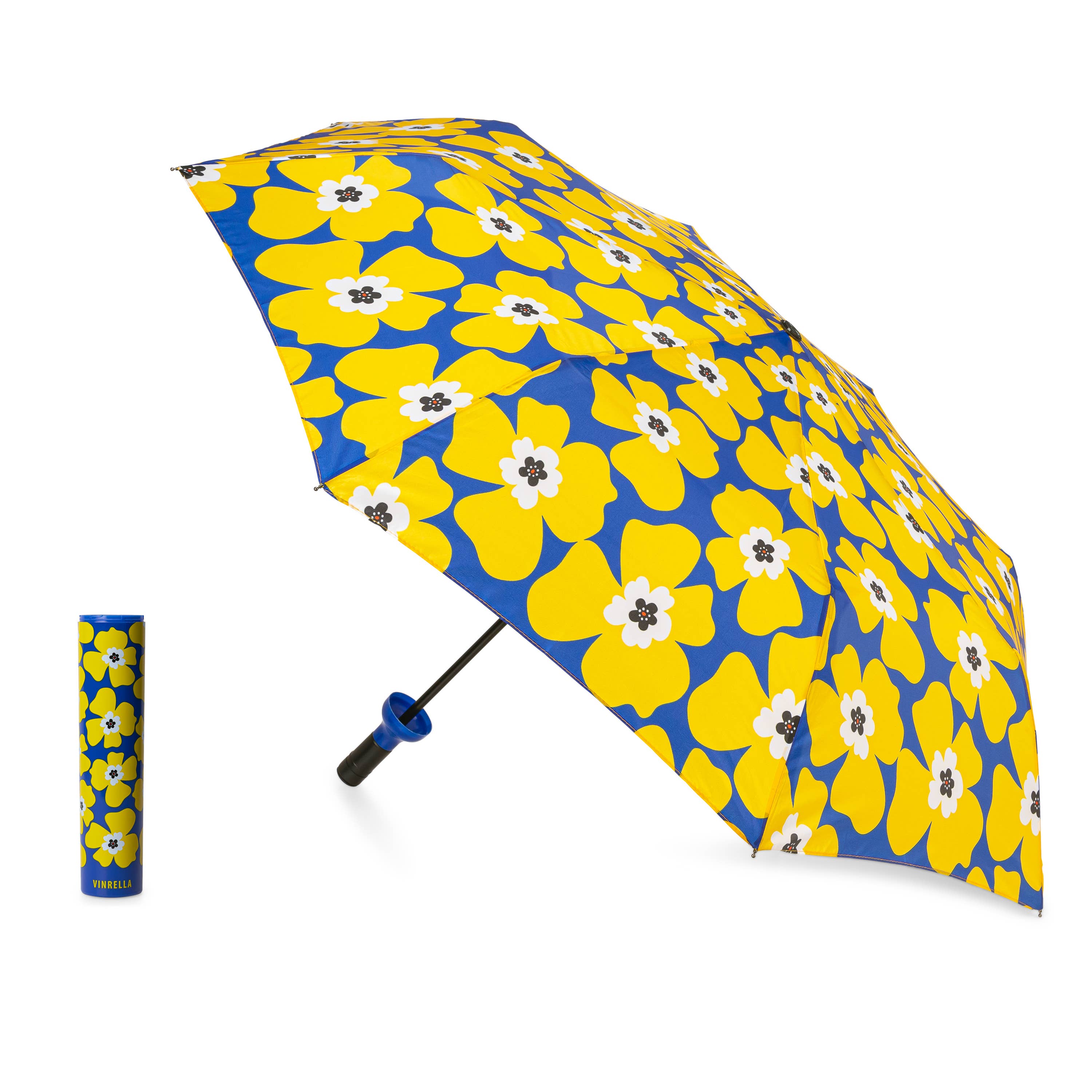 Vinrella - Wholesale Umbrella - Women's - Nikki on Blue Bottle Umbrella3