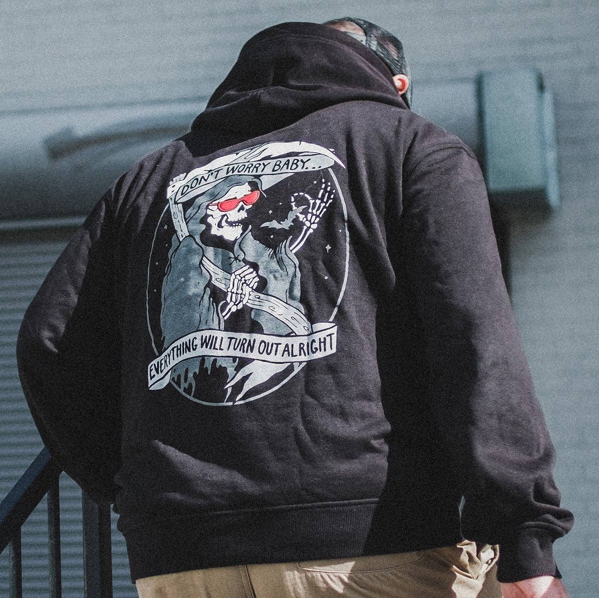 Stuntin Goods – Engroshandel Hoodie – Unisex – Don't Worry Baby hættetrøje1