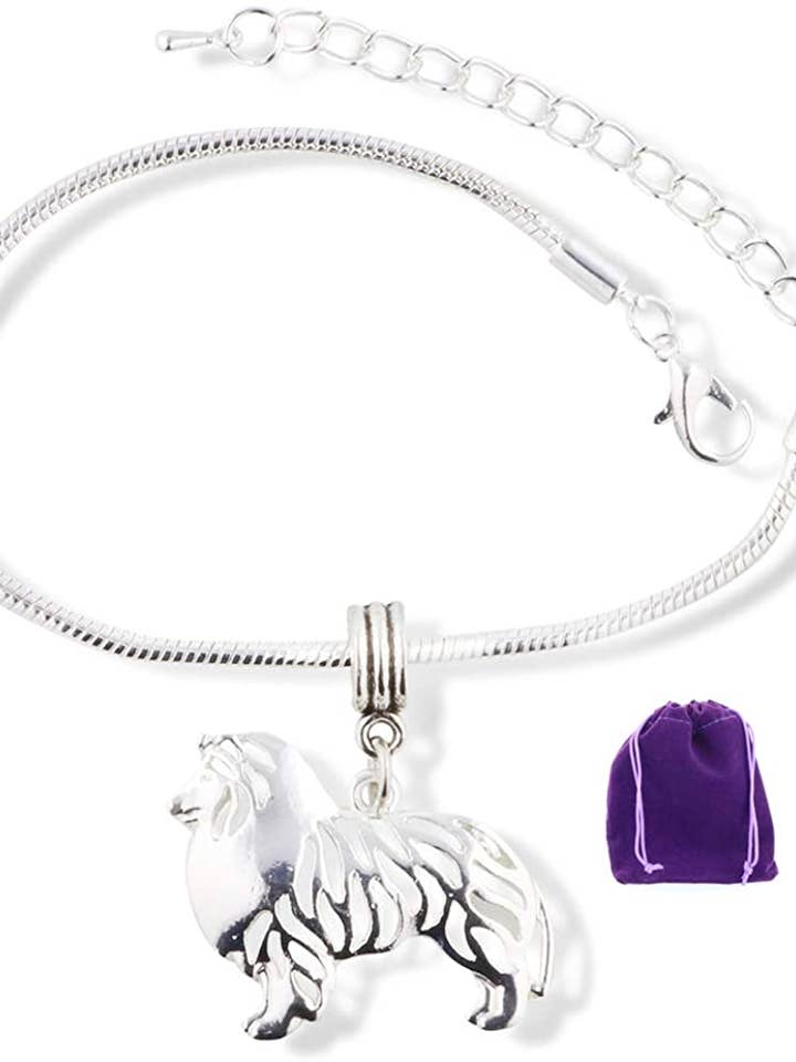 Collie hund slange kæde armbånd for engroshandel hos Dave The Bunny