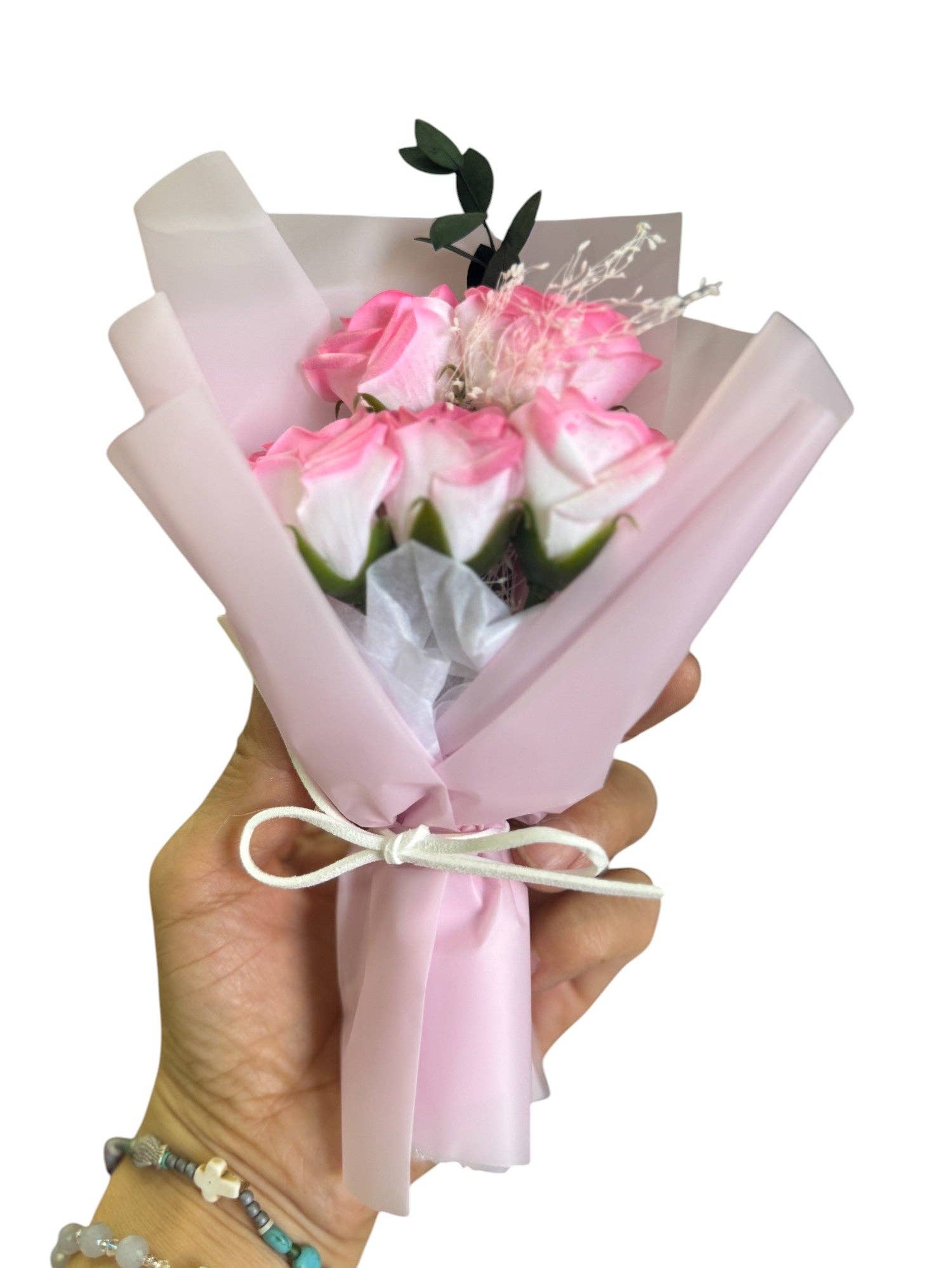 ASSORTED Mix Rose Short Stem Artificial Flower Bouquet FA009 (12PC) for wholesale on Faire5