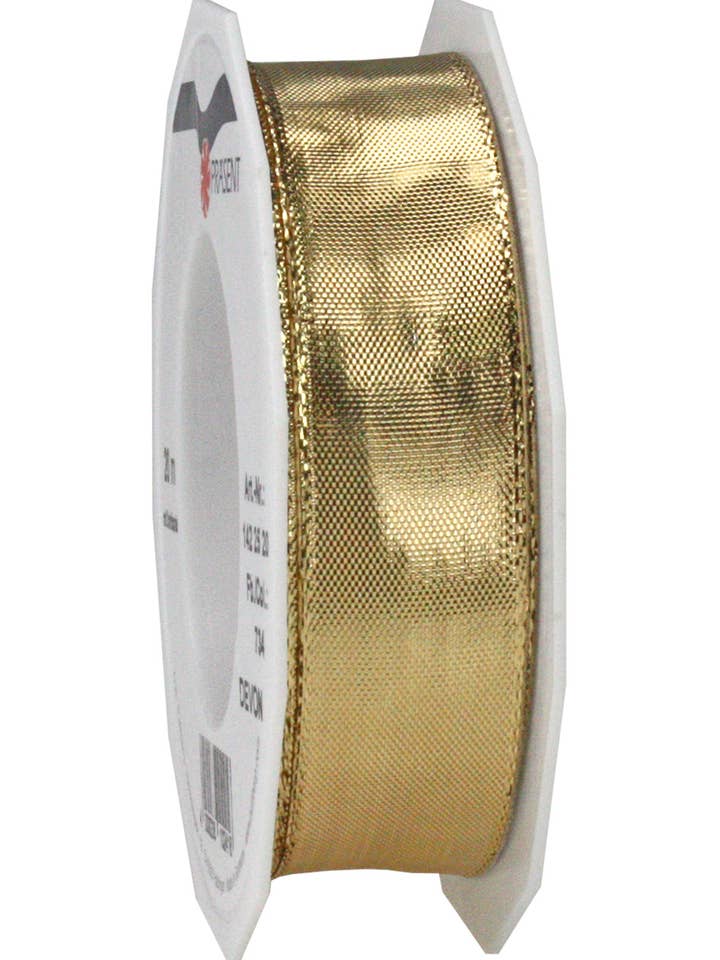 Brilhante Com Fio Edge Devon 20m Rolo 25mm Ouro Claro por atacado de C.E. PATTBERG GmbH & Co. KG