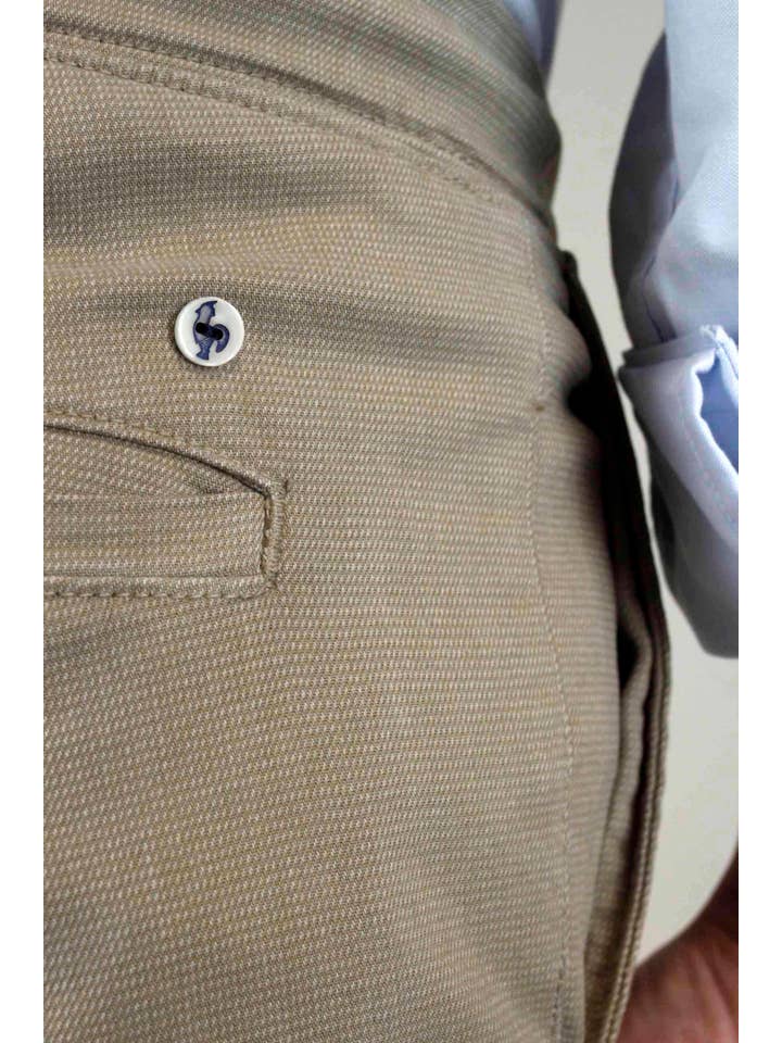 Patadegayo - Wholesale Pants - Men's - Toasted structured elastic chino pants1