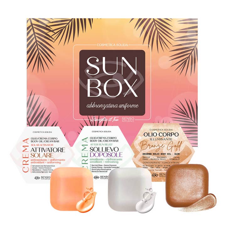 SENSO NATURALE - Venta al por mayor Autobronceador - SUN BOX caja de colección - Bronceado uniforme