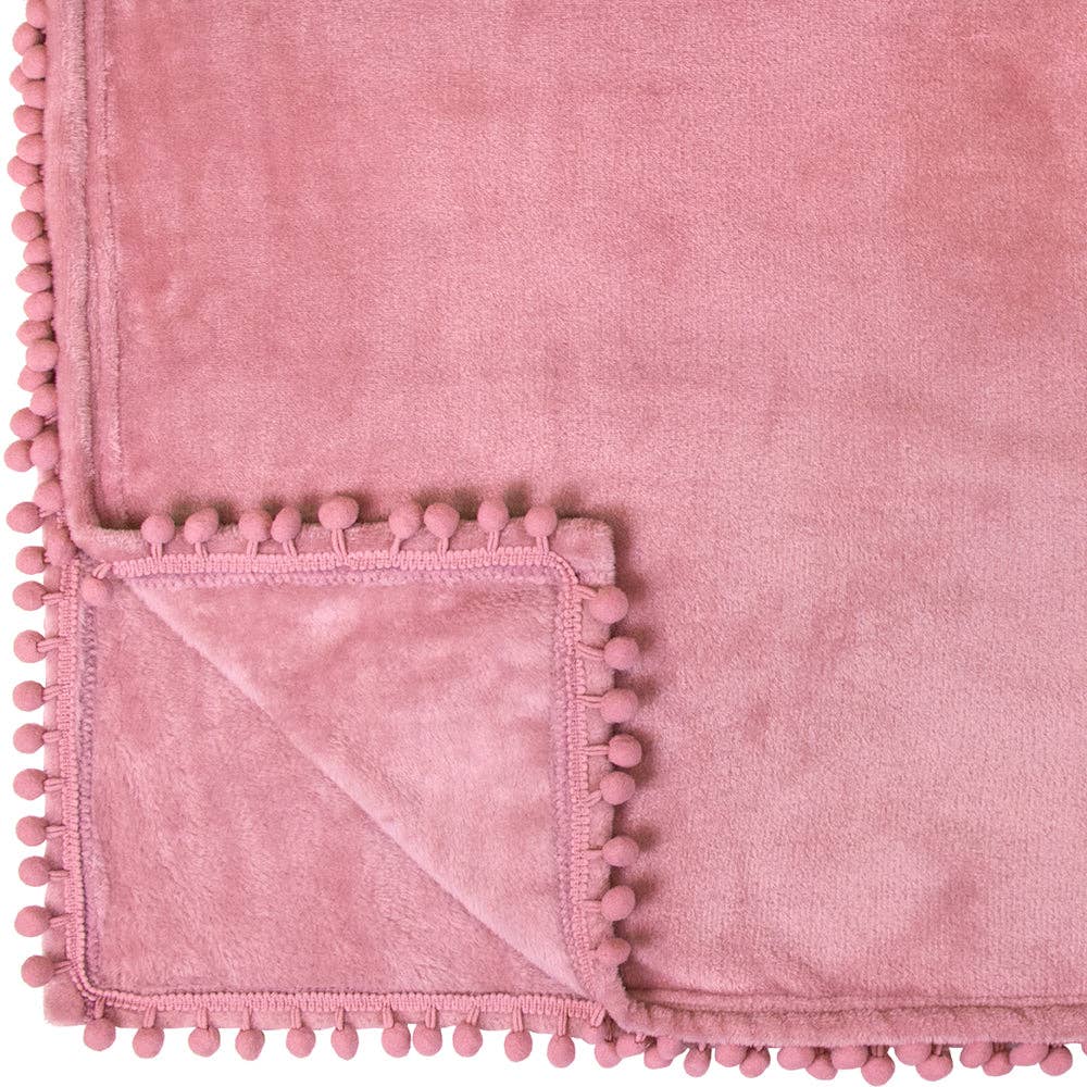 Pavilia – wholesale Prydnadsfilt – Filt med pompom-fransar58