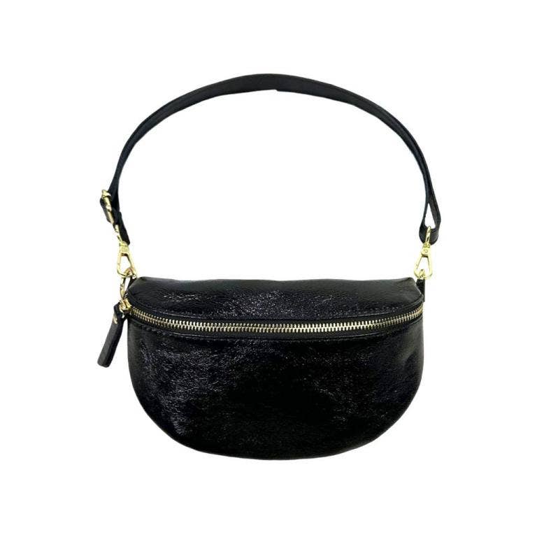 Chenson & Gorett - Vente Sac ceinture – femme - Sac banane compact en cuir italien pour femme. Promotion en ligne.11