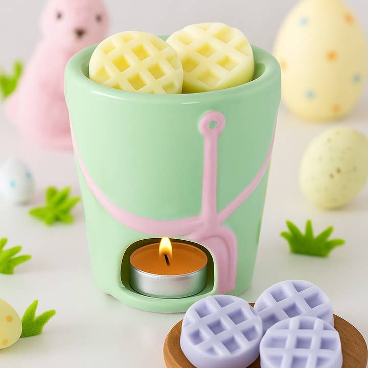 Brûleur à fondants en forme de seau de pâques pour la vente par Cirabella-Sensaura srl