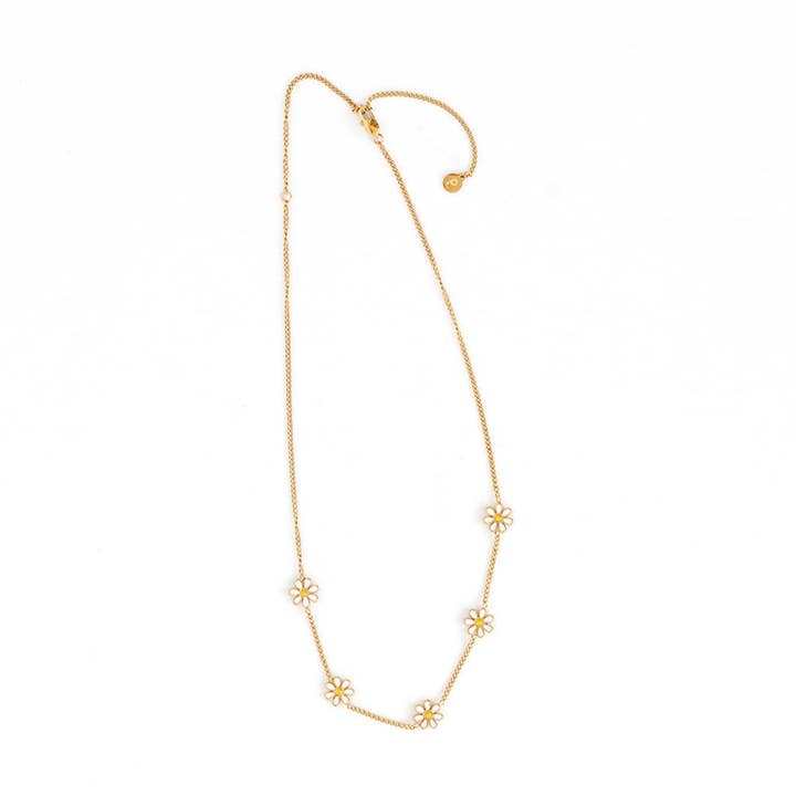 Collar de margaritas repetidas para venta al por mayor de Pip Pop Post