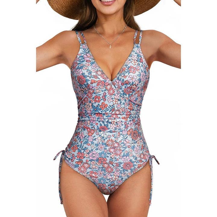 OceanusSwim – wholesale One-piece swimsuit – Women’s – Adjustable Strappy One Piece Swimsuit With Padded Cups1