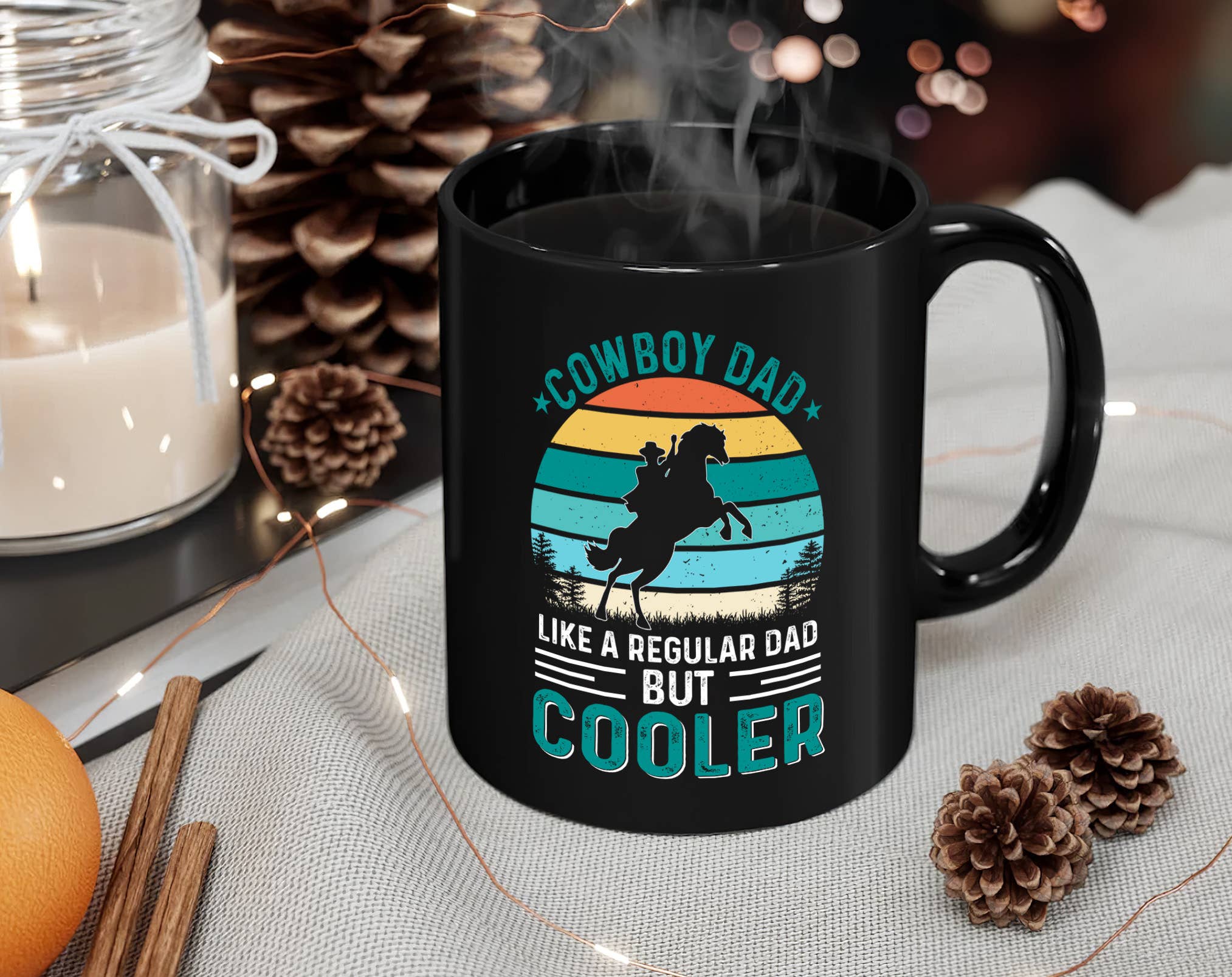 byMerryWorks - Wholesale Coffee Mug - Cowboy Dad Like A Regular Dad But Cooler Mug, Cowboy Dad Mug1
