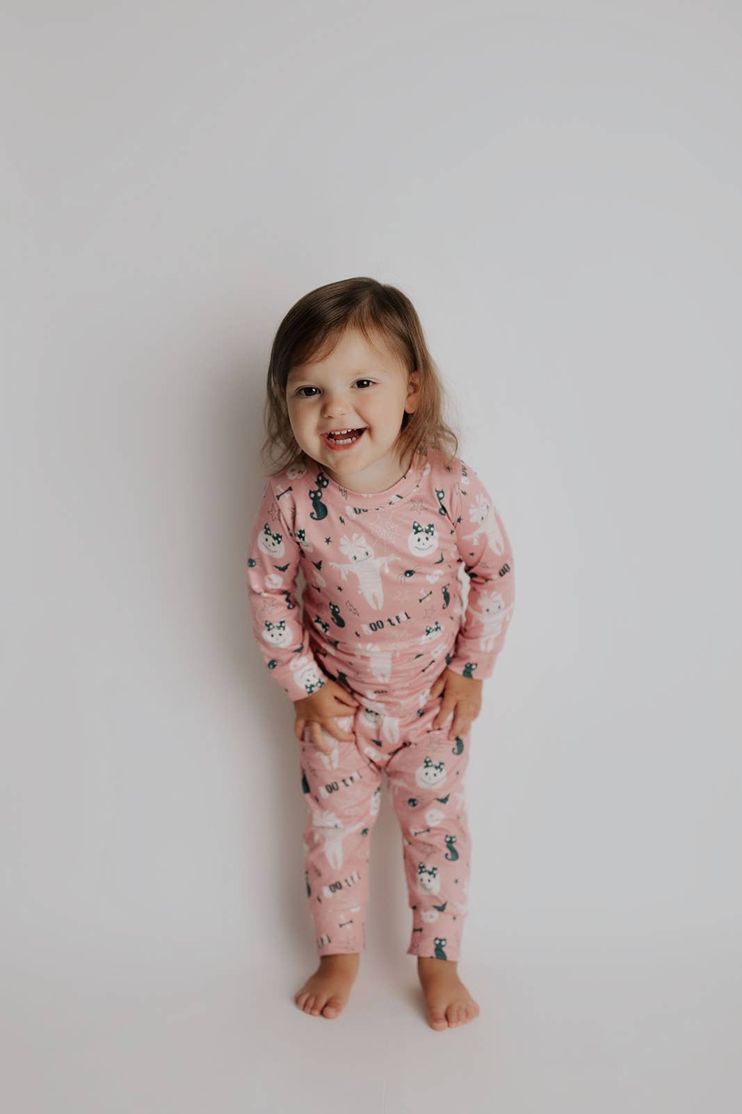 Three Little Tots – wholesale Sleepwear set – Kids – Pink I Love My Mummy Halloween Jammies Kids Pjs & Lougewear2