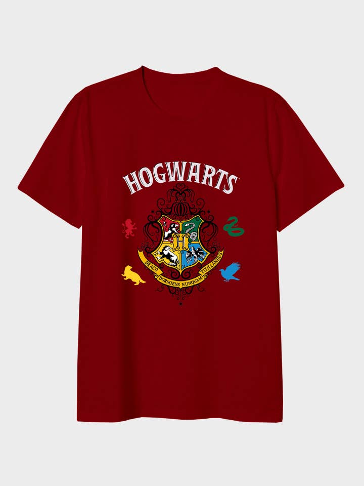 Red Hogwarts T-Shirt for wholesale on Faire1