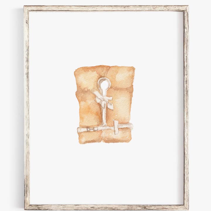 Art Print - Vintage Life Jacket for wholesale by Me and Mary Shop