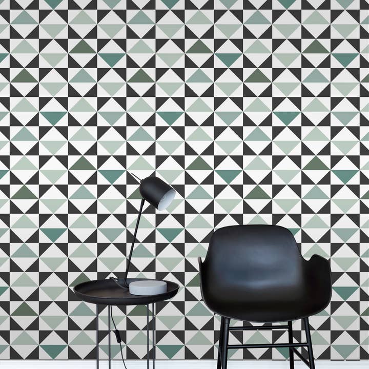 The Design Department b.v. - Wholesale Behangrol - Behang grafische driehoeken6
