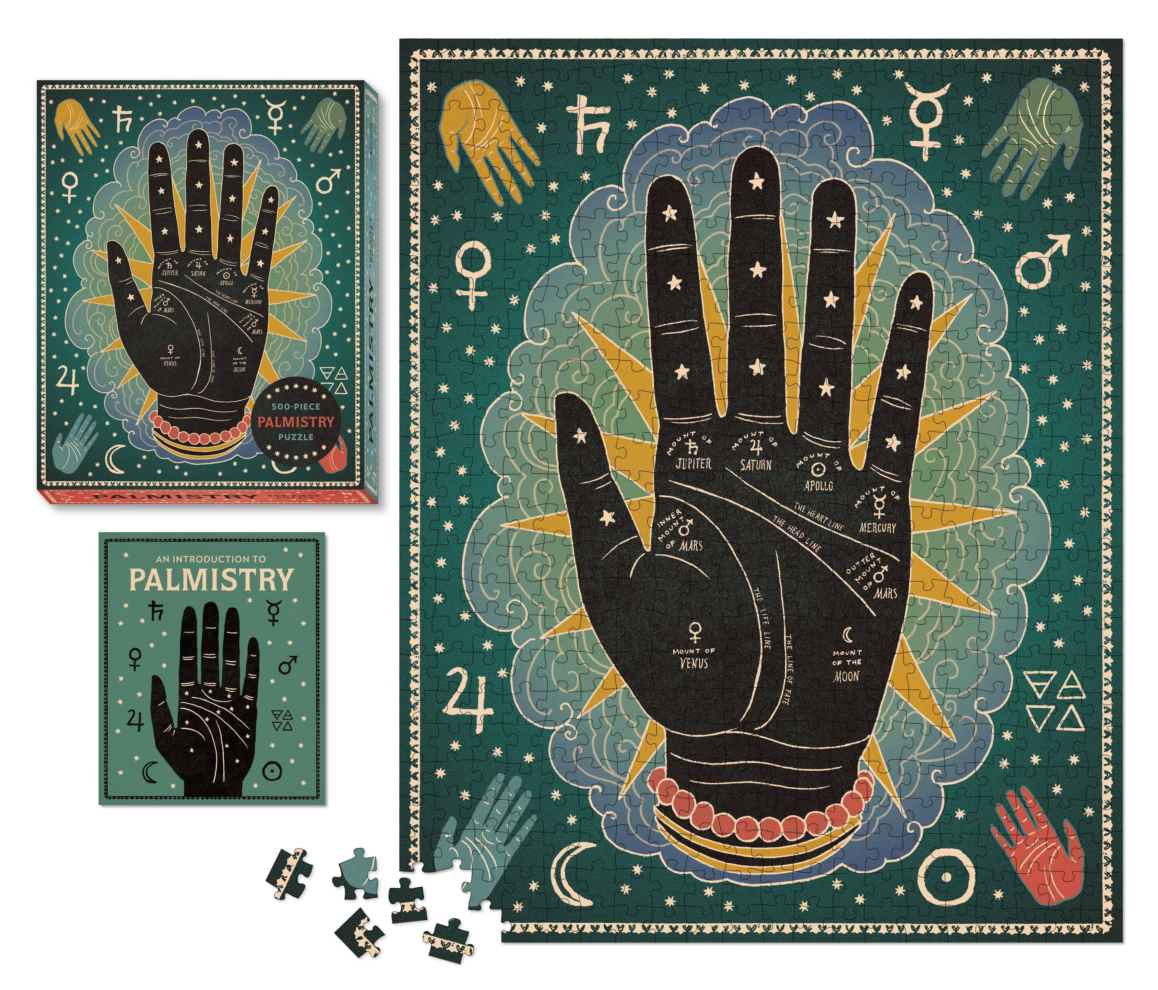 Hachette Book Group - Wholesale Puzzle - Adult - Palmistry 500-Piece Puzzle0
