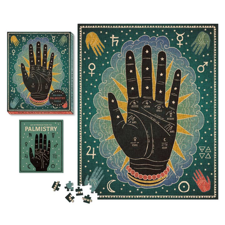 Hachette Book Group - Wholesale Puzzle - Adult - Palmistry 500-Piece Puzzle