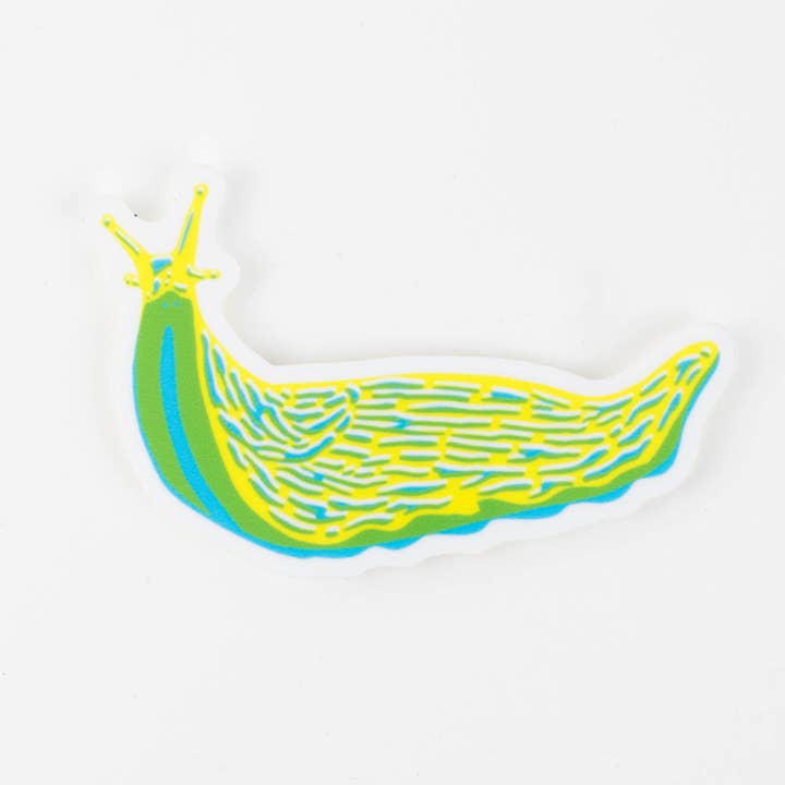 Sticker: Banana Slug for wholesale by Porchlight Press Letterpress
