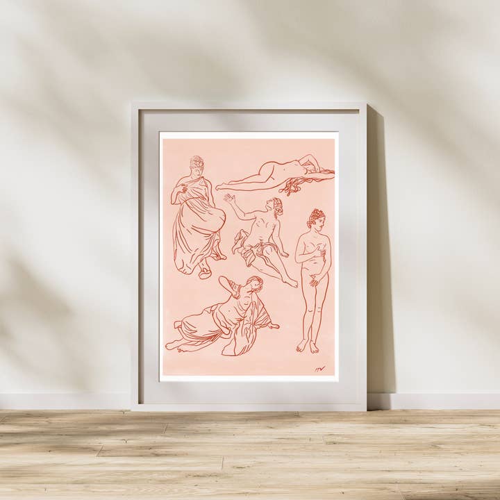 Hannah Via Art - Wholesale Art Print - Ancient Emotions Print