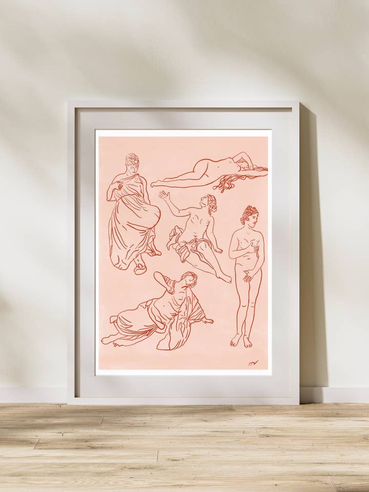 Ancient Emotions Print for wholesale by Hannah Via Art