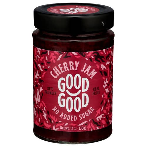 Good Good Cherry Jam, 12 oz for wholesale by KeHE Distributors, LLC