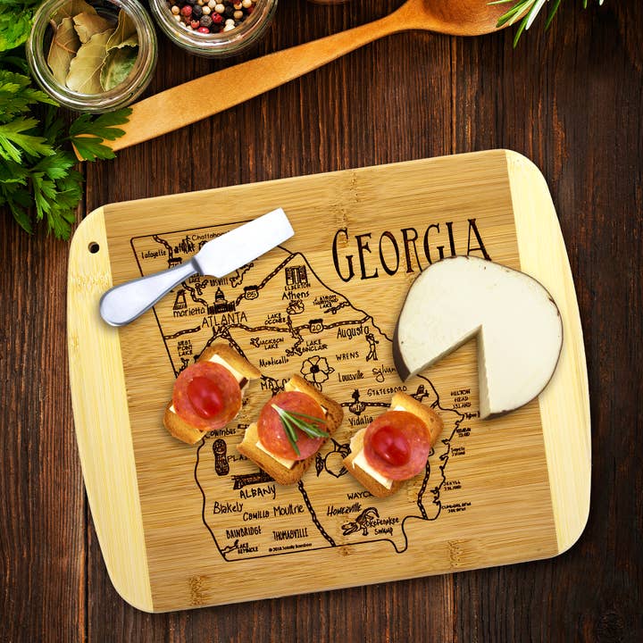 Totally Bamboo - Wholesale Cutting Board - A Slice of Life Georgia Cutting & Charcuterie Board