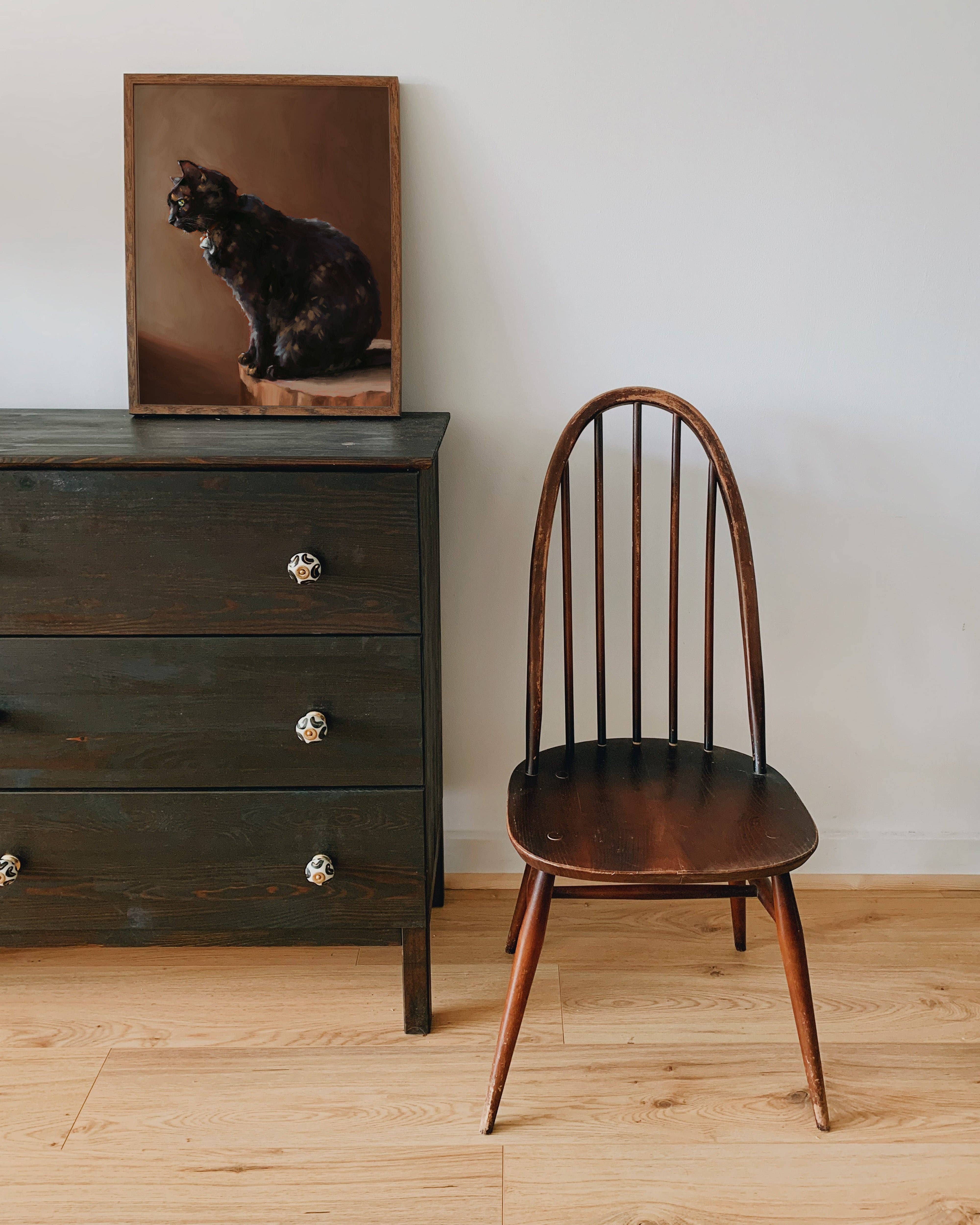 The Ugly Cat Studio - Vente Affiche d'art - Impression d'art de chat écaille de tortue23