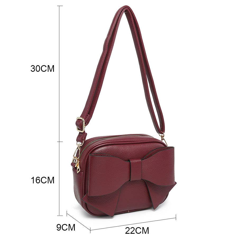 Papaya Fashion Ltd - Wholesale Crossbodytas - Dames - B23020- Schoudertas met grote strik aan de voorkant17