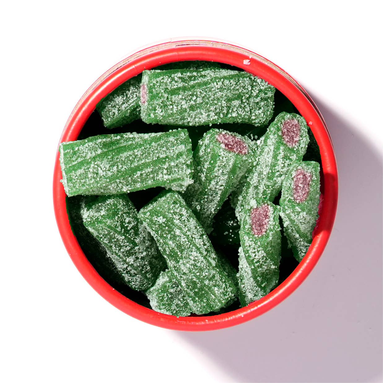 Licorice.com | Caramels.com | Taffy.com - Wholesale Gummy - Watermelon Sour Licorice Twists - (8oz Tube)1