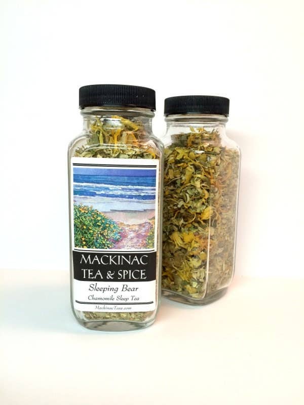 Mackinac Tea & Spice llc – Großhandel Loser Tee – Sleeping Bear Schläfrig, Traum, Stressabbau, Entspannungstee6