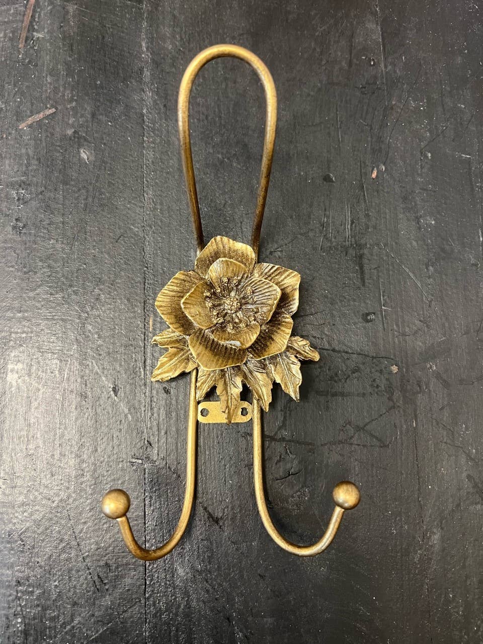 Vagabond Vintage - Wholesale Wall Hook - IRON FLOWER HOOK1