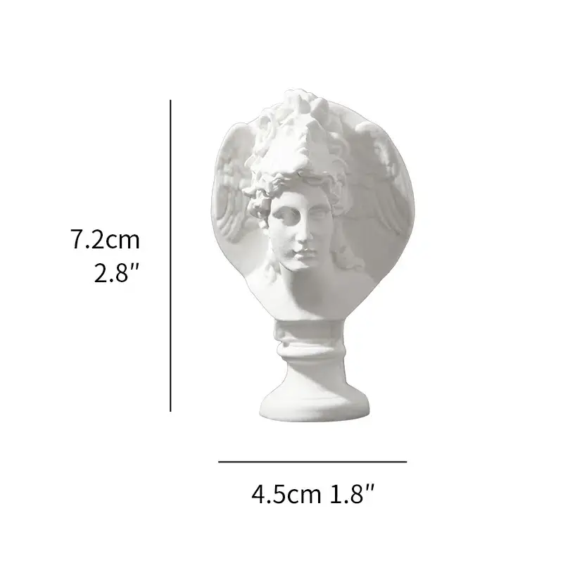 Magnifique Hearts - Wholesale Decorative Figurine - Miniature Greek Busts - Intricately Carved3