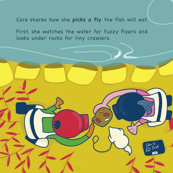 Brookie Designs - Wholesale Book - Kids - Nature's Catch Cora's Fishing Adventure Children's Book