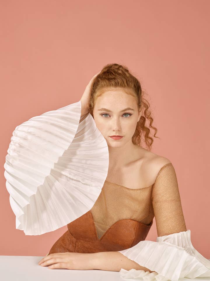 Metallic Fishnet Top for wholesale by Wadsworth House